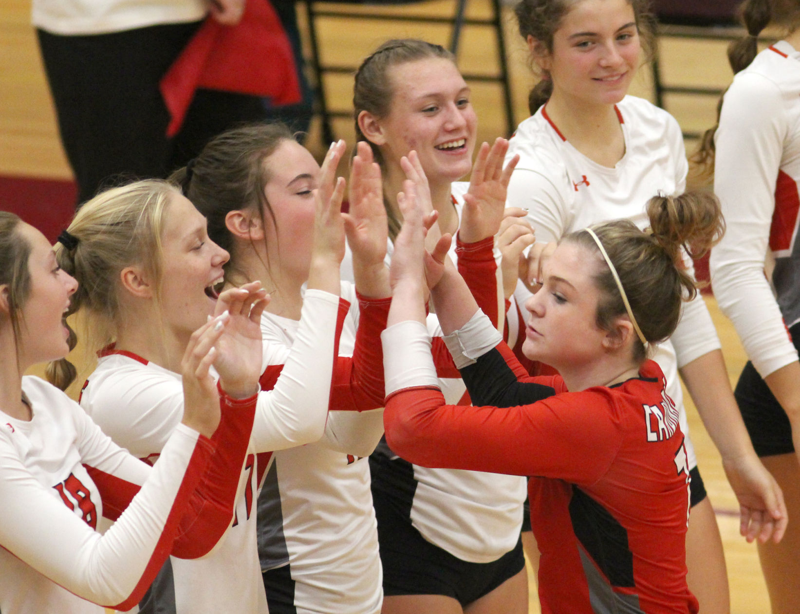 Chi-Hi volleyball at Menomonie 9-23-21